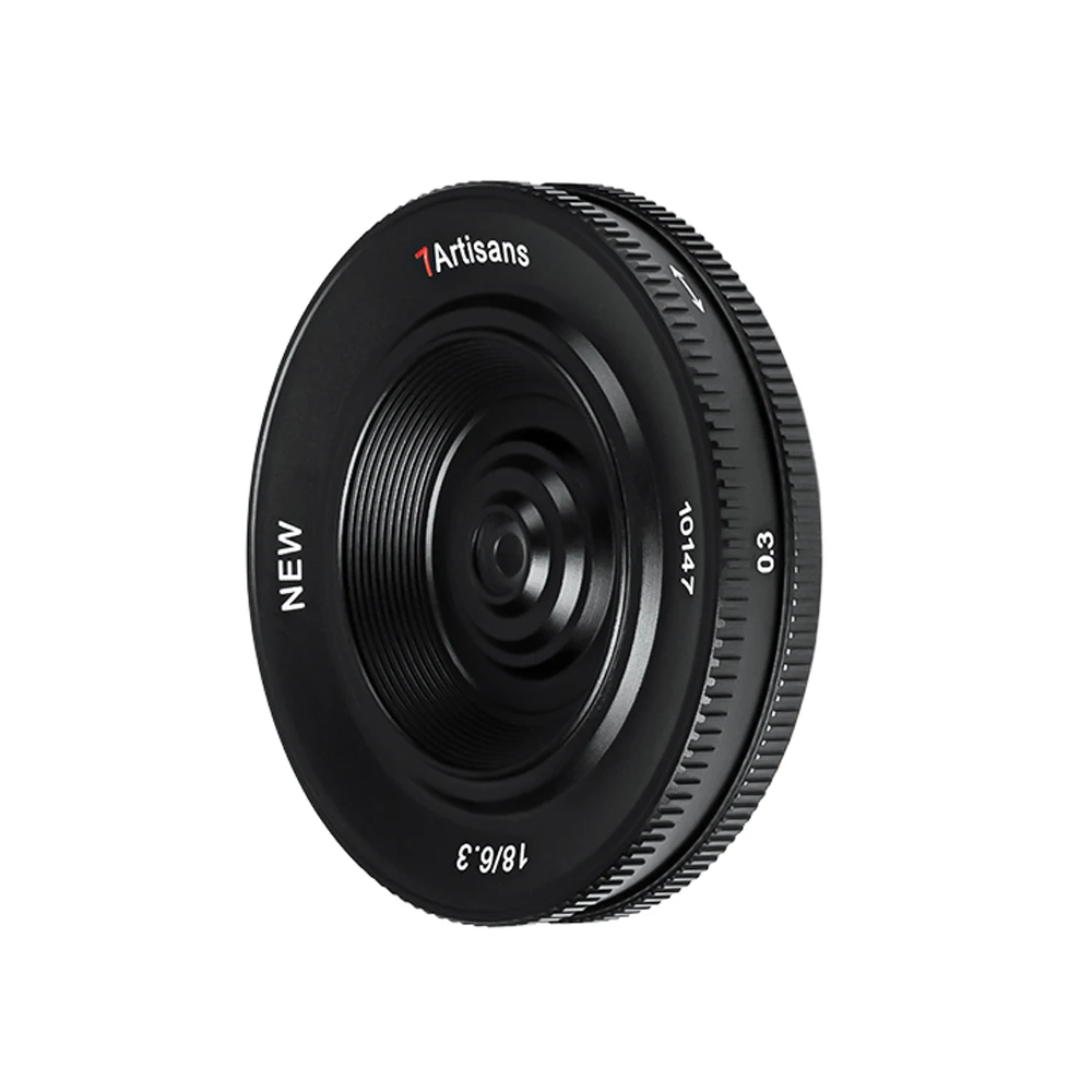 7artisans 18mm F6.3 Mark II APS-C Manual Prime Ultra-thin Lens for Sony E Fujifilm FX Nikon Z Micro 4/3 Canon EF-M