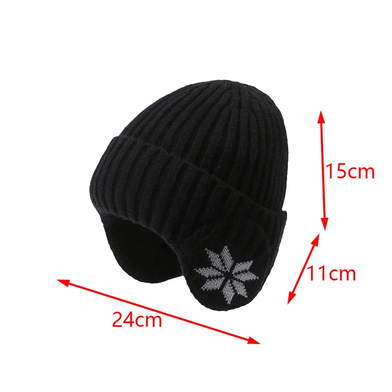 Bonnet en tricot chaud avec cache-oreilles, optique universelle, chapeau de Noël, adapté aux sports de plein air, chapeau chaud décontracté, CC99