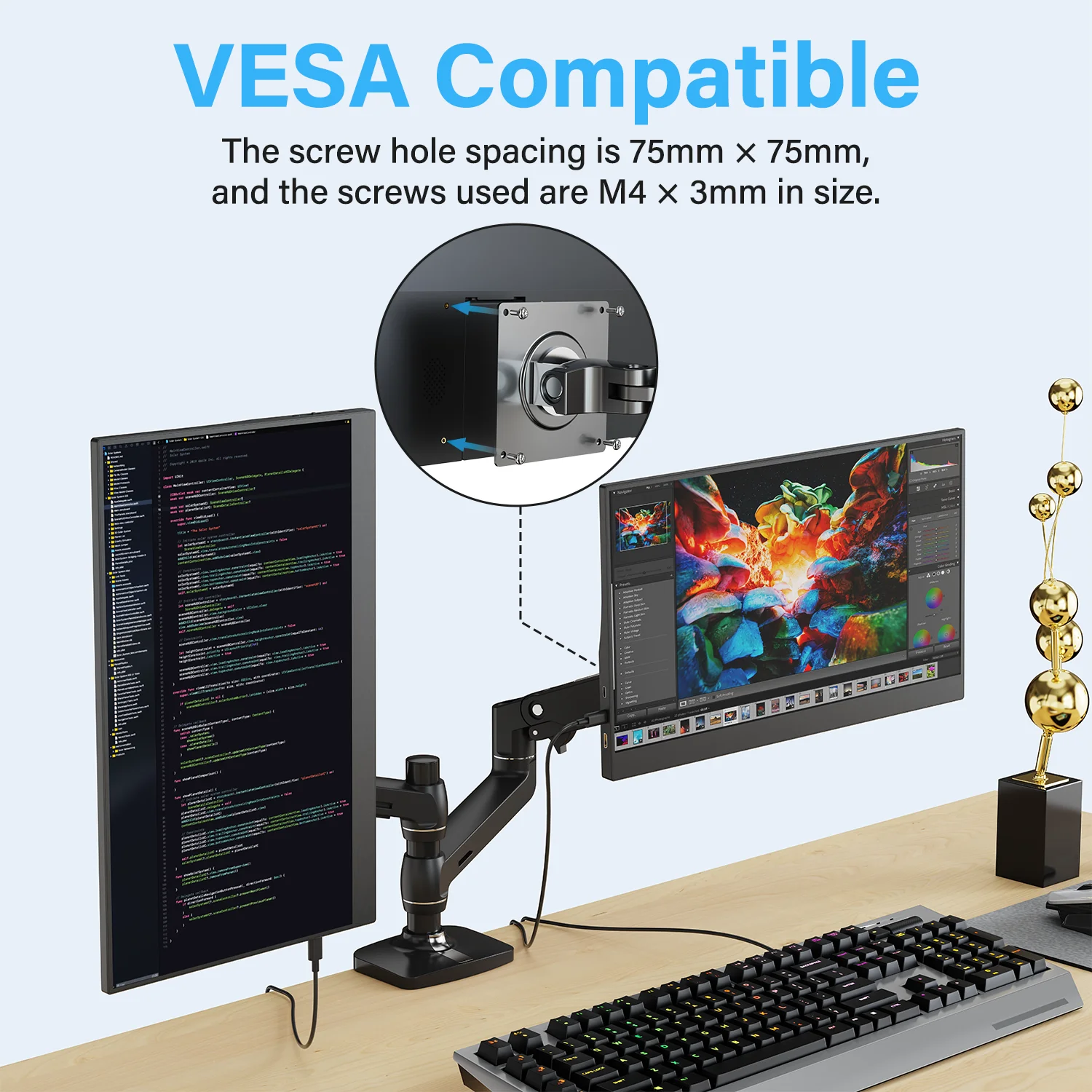 Monitor Portátil Amoudo de 15.6 Pulgadas, 1920x1080P, Panel LCD IPS, Extiende la Pantalla, VESA, USBC, Mini HDMI, Pantalla Móvil 5