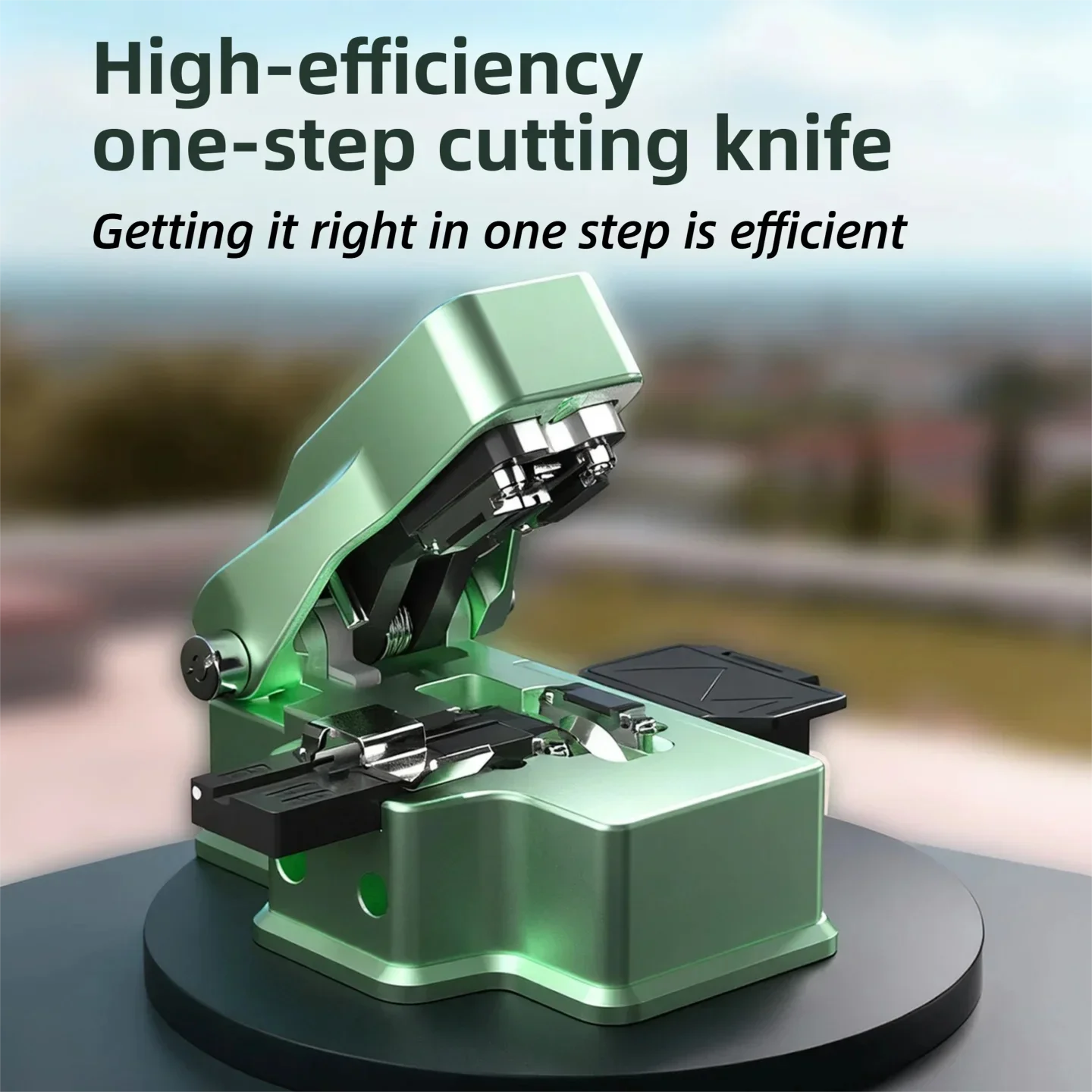 PTONAN NEW P50 Fiber Cleaver Pressure-Actuated One-Step Blade High-Precision Optical Fiber Fusion Splicer Cutting Knife