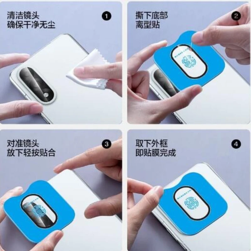 Protector de lente de cámara con pegamento completo para Oneplus Nord 5 1+ Nord5, protectores de cámara, instalación localizadora de cubierta de lente de vidrio templado