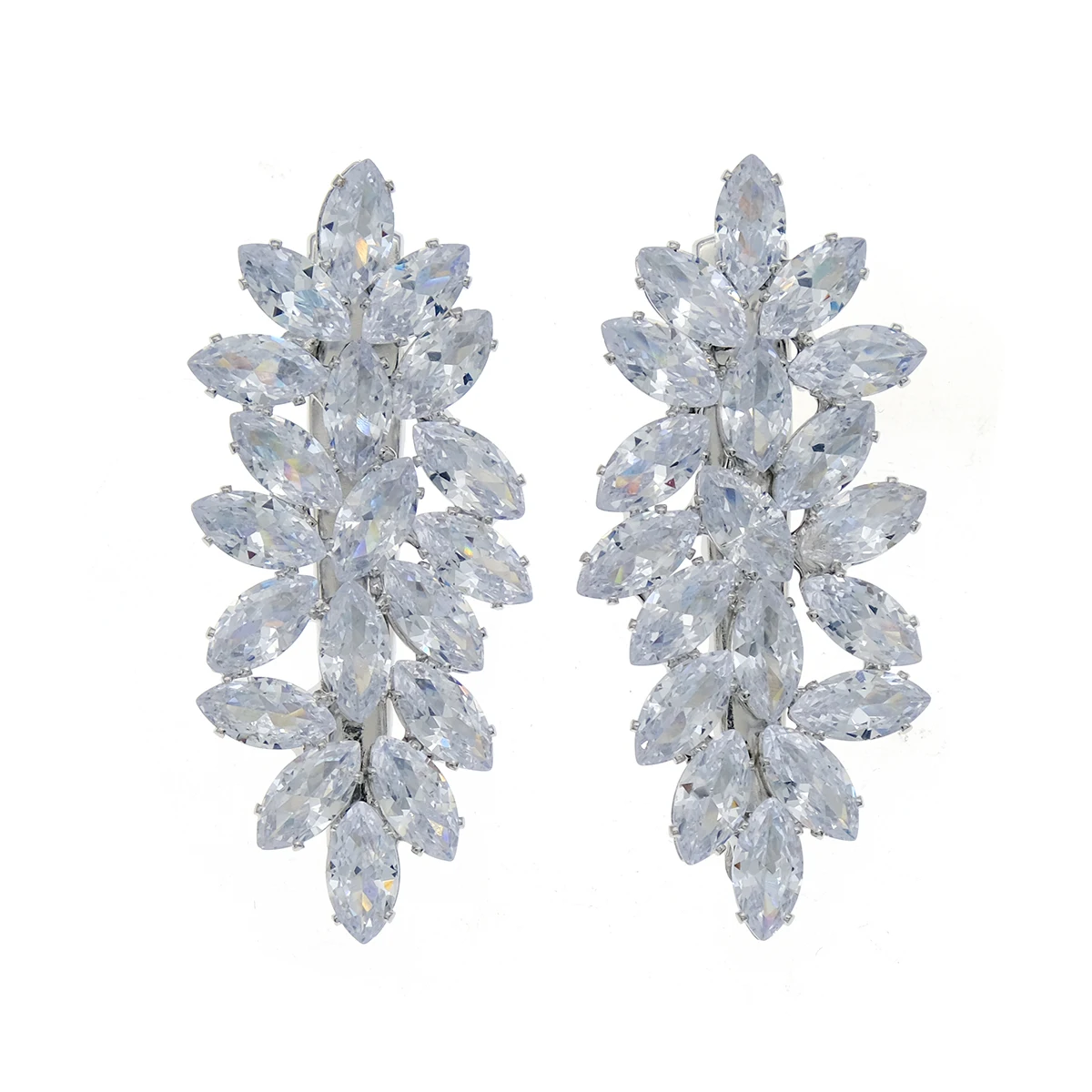 Fashion Silver Zirconia Hair Clip Sparkling Princess Headdress Hair Accessories Holiday Gift for Friends Jewelry Hair Ornament image 5