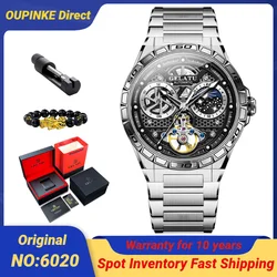 GEALTU Men's Watches Hollow Out Waterproof Multifunctional Chronograph Swiss Luminous Luxury Brand High end Male Wristwatches