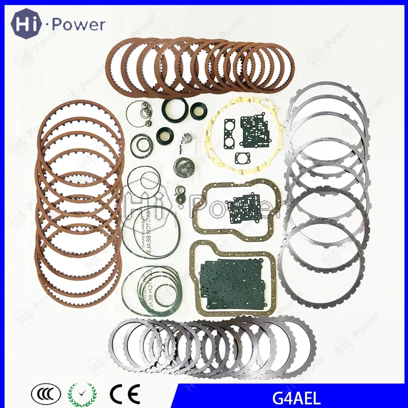 

G4AEL мастер-ремонтный комплект сцепления автоматической коробки передач, фрикционная стальная пластина для Mazda 1986-0N, комплект дисков сцепления коробки передач