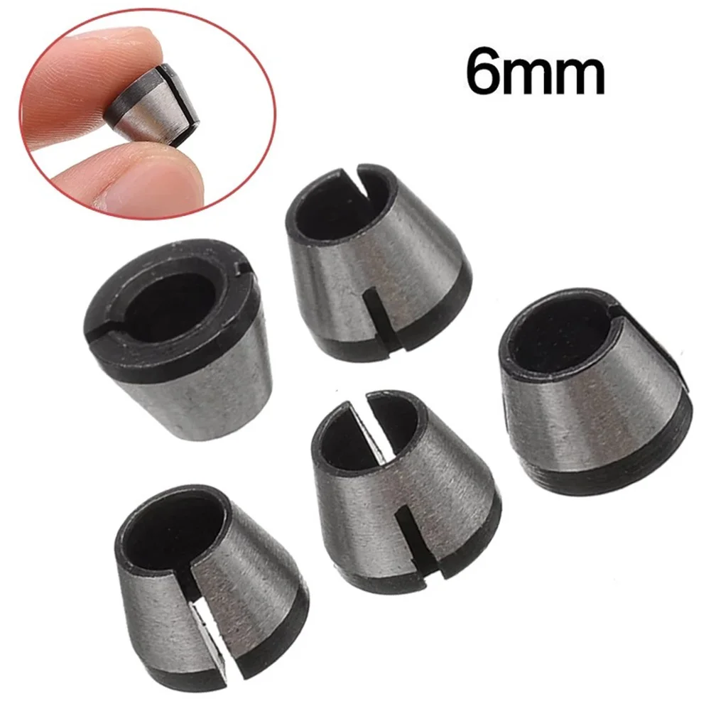 محول الحفر كوليت كوليت تشاك المتقلب كوليت تشاك أداة التشذيب آلة النجارة الكربون الصلب النقش #6