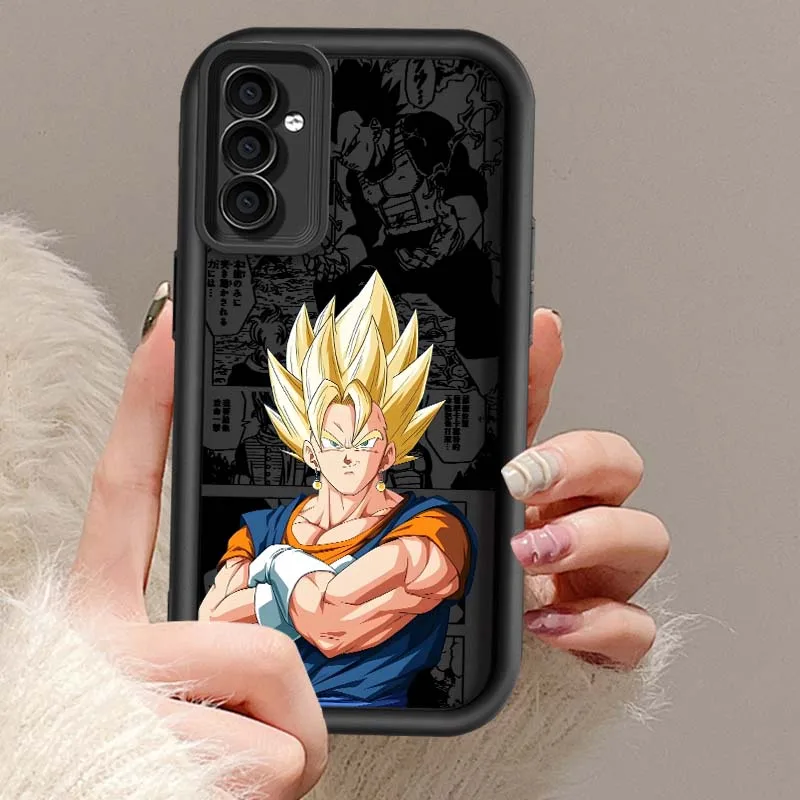 D-Dragon Ball Anime Saiyan Capa Para Samsung A71 A56 A55 A54 A53 A51 A35 A32 A31 A16 A15 A06 Olho Escada Caso de Telefone