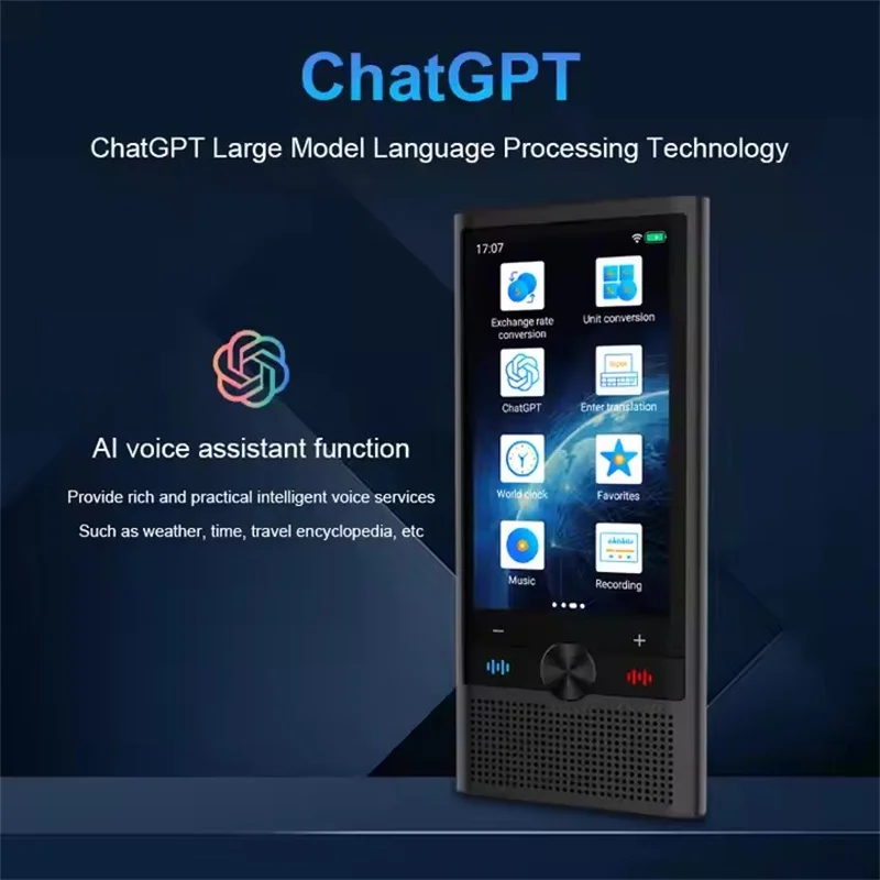 S10 مترجم صوتي 4G نترددات الشبكة GPT متعدد اللغات جهاز ترجمة ذكي في الوقت الحقيقي لمتعلم السفر العالمي