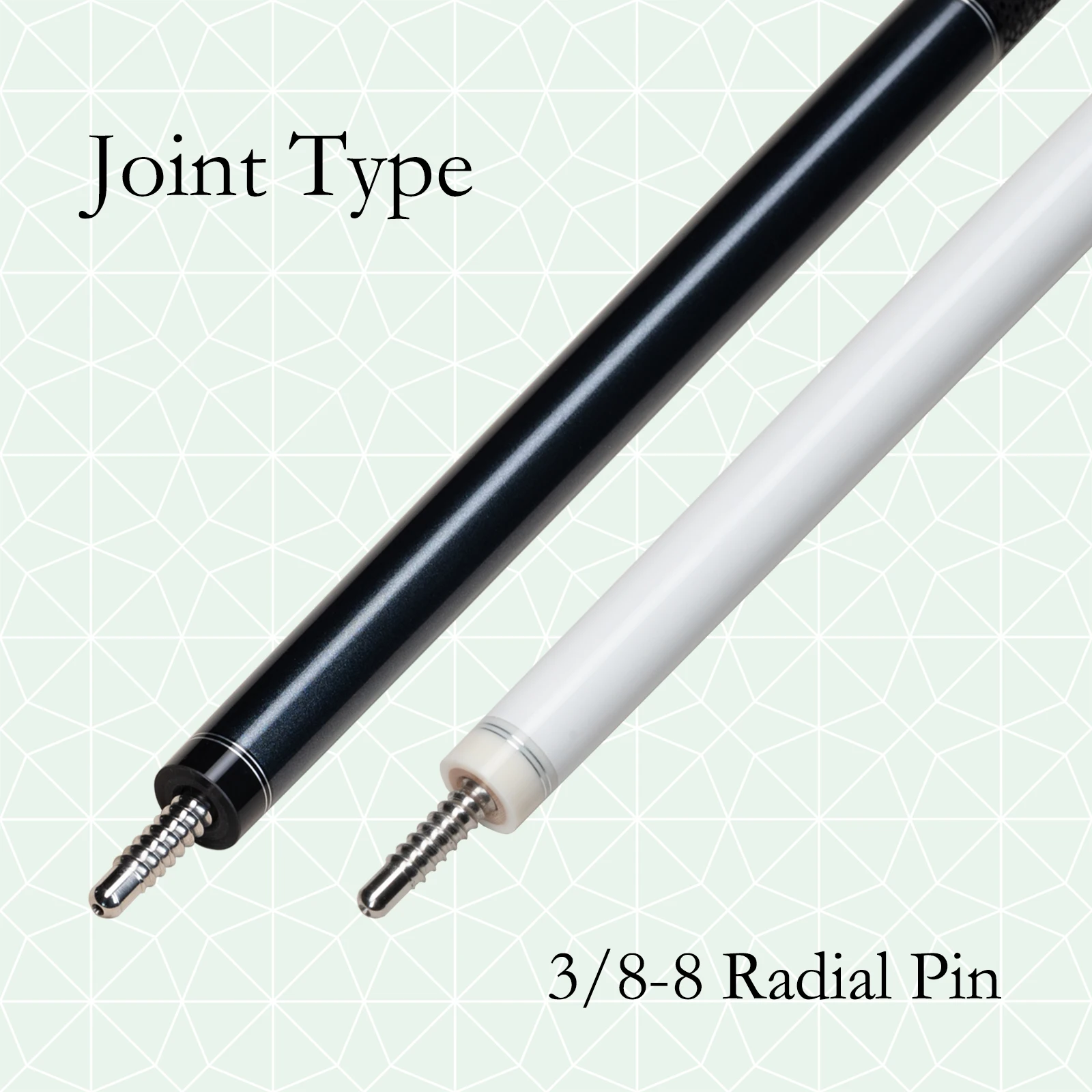 CUEDESG カーボンファイバービリヤードキュー、10.5mm/11.8mm/12.5mm