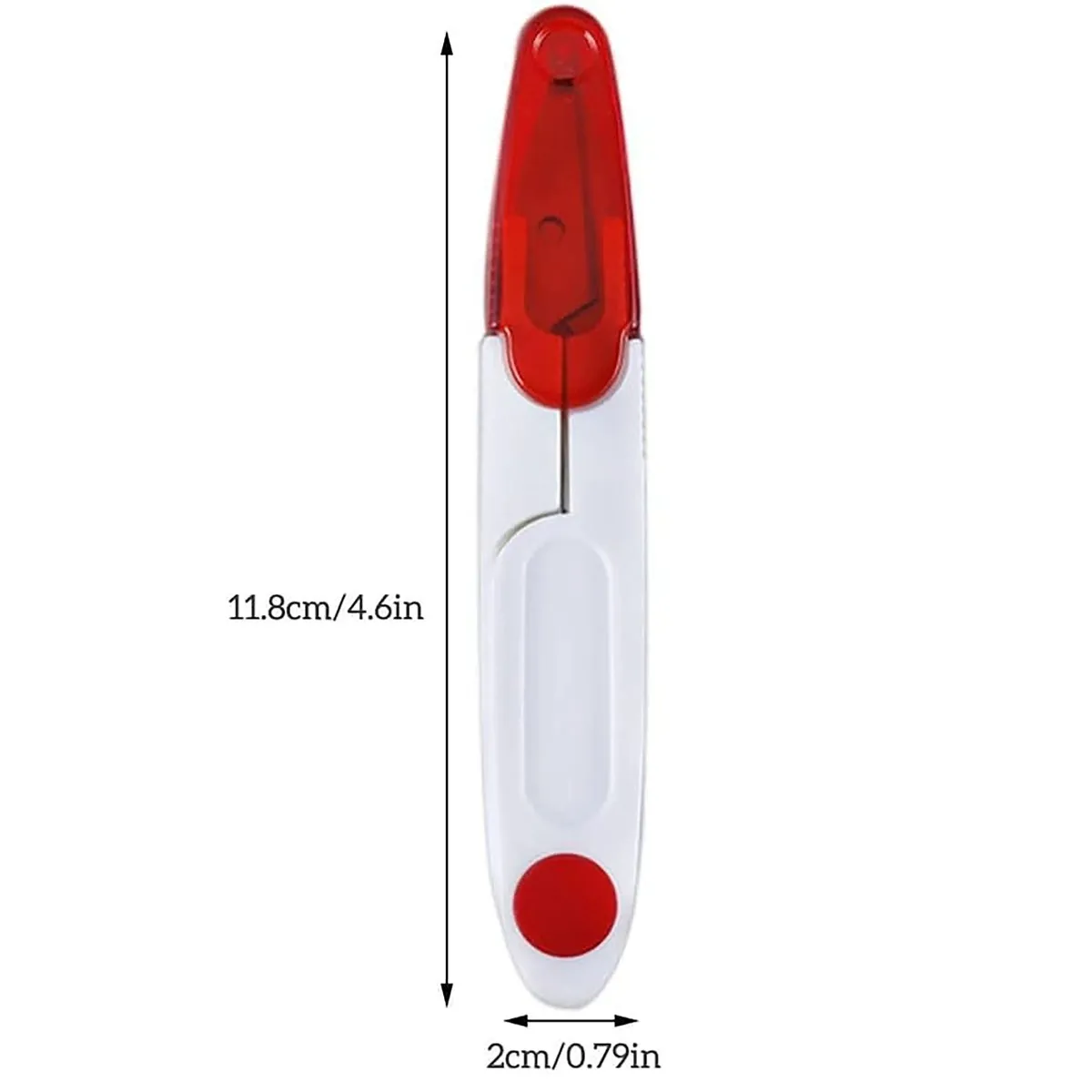 4Pcs/1Pcs Sewing Scissors - with Protective Cover I Portable Steel Durable Thread Cutter U-Shaped I Cross-Stitch Trimming Scissors