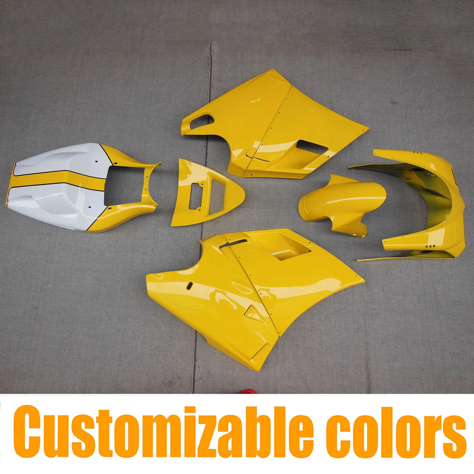 Fit For Ducati 916 996 998 748 Motorcycle Fairing Set Panel Bodywork Kit 1994 1995 1996 1997 1998 1999 2000 2001 2002 Yellow