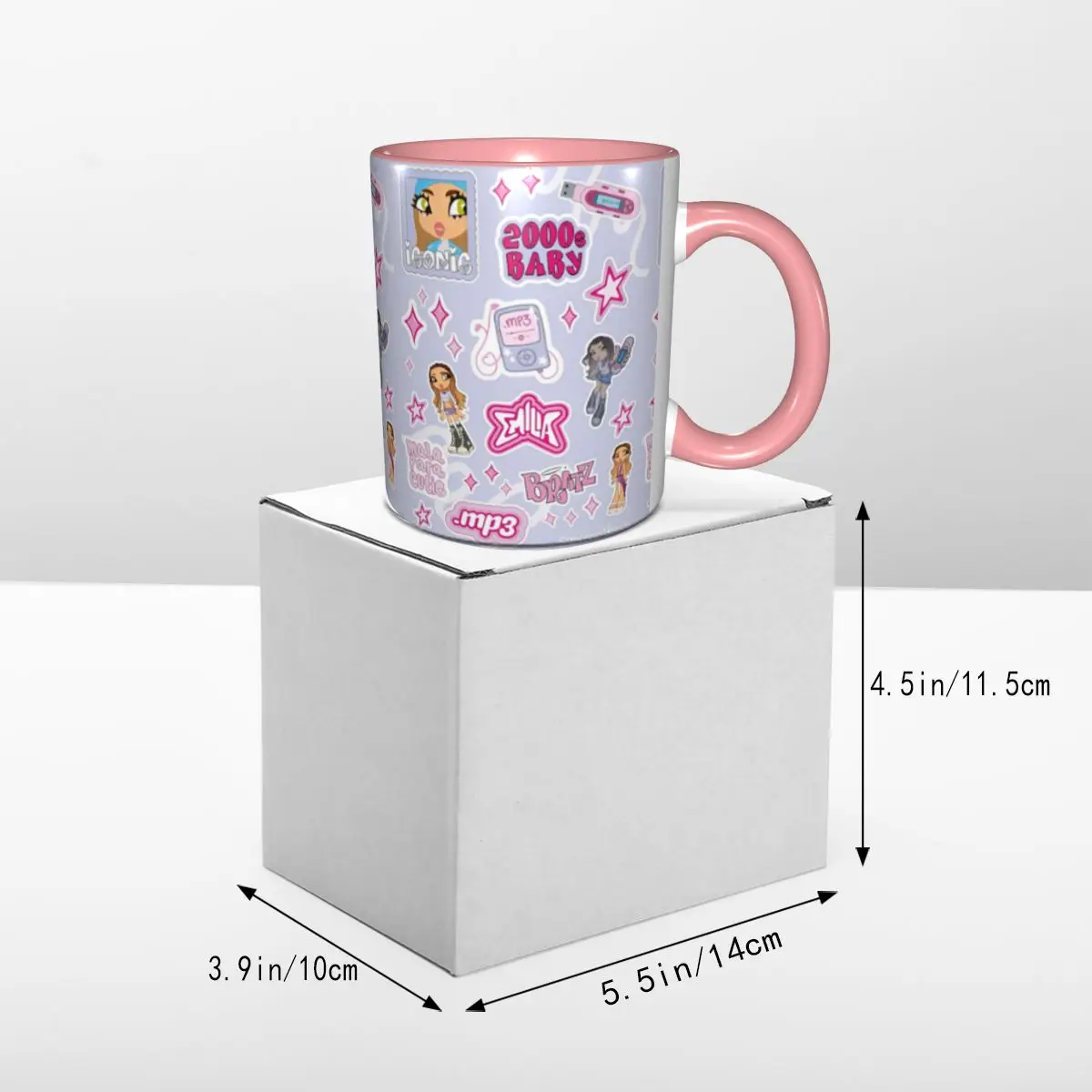 Singer Emilia Mernes Album MP3 Merch Coffee Mugs Kawaii Cup Gift For Women Men