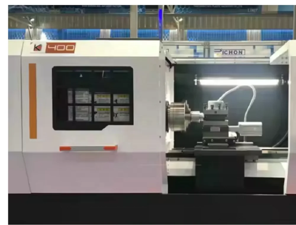 K400/1000 مخرطة CNC اقتصادية صب متكامل للسرير والقدم مغزل مستقل عالي الدقة بسعر جيد في الصين