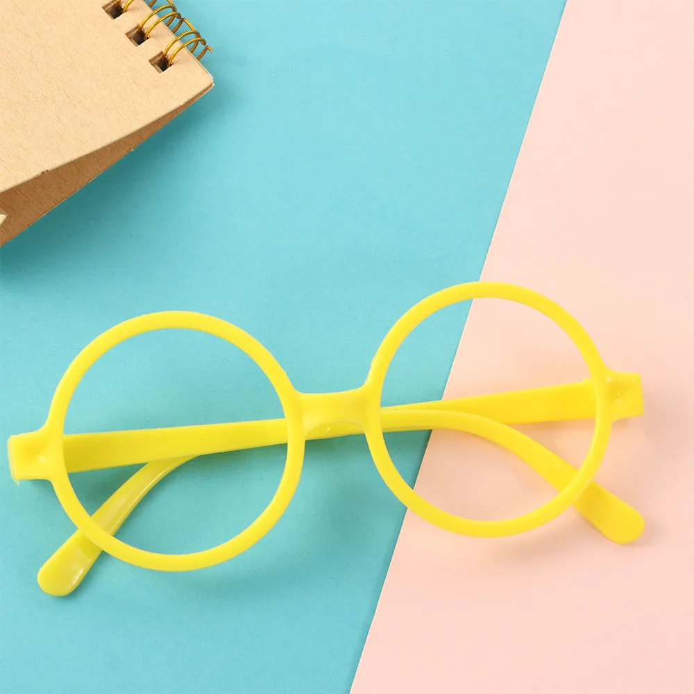 

Lovely Portable Candy Color Girls Without Glasses Lens Children Glasses Frame PP Light Spectacle Frames Round Glasses Frame