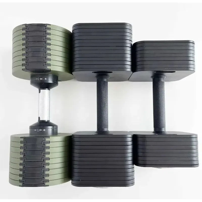 3 in 1 Adjustable Dumbbell Set Free Weight Kettlebell Barbell Multi Functional Fitness Training