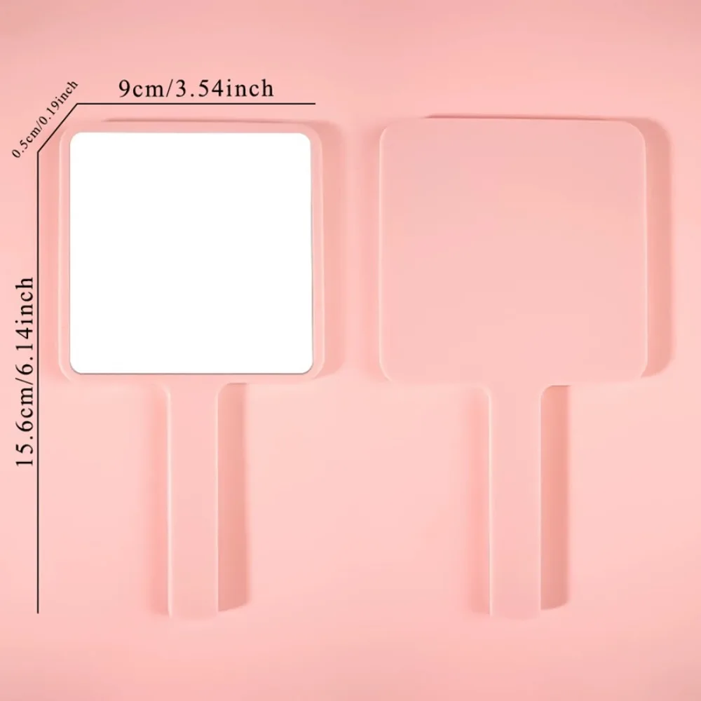 Customized Name Handheld Makeup Mirror Portable Vanity Mirror Personalized Compact Mirror Beauty Tools Engraved for Travel Use