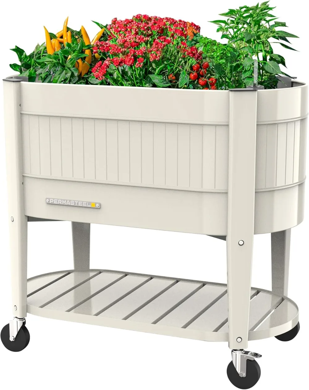 

Elevated Garden Bed with EnGrow™ TrueSoil™ Technology, Ivory