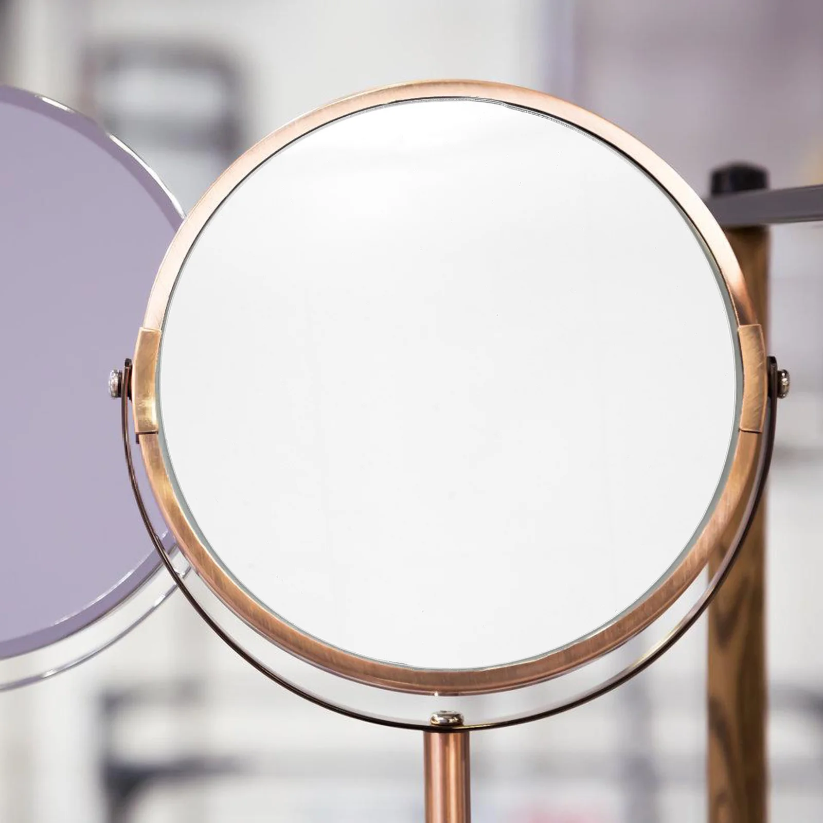 4 Pcs Small Makeup Mirror Craft Mirrors Mini Vanity for Diy Project Compact Crafts