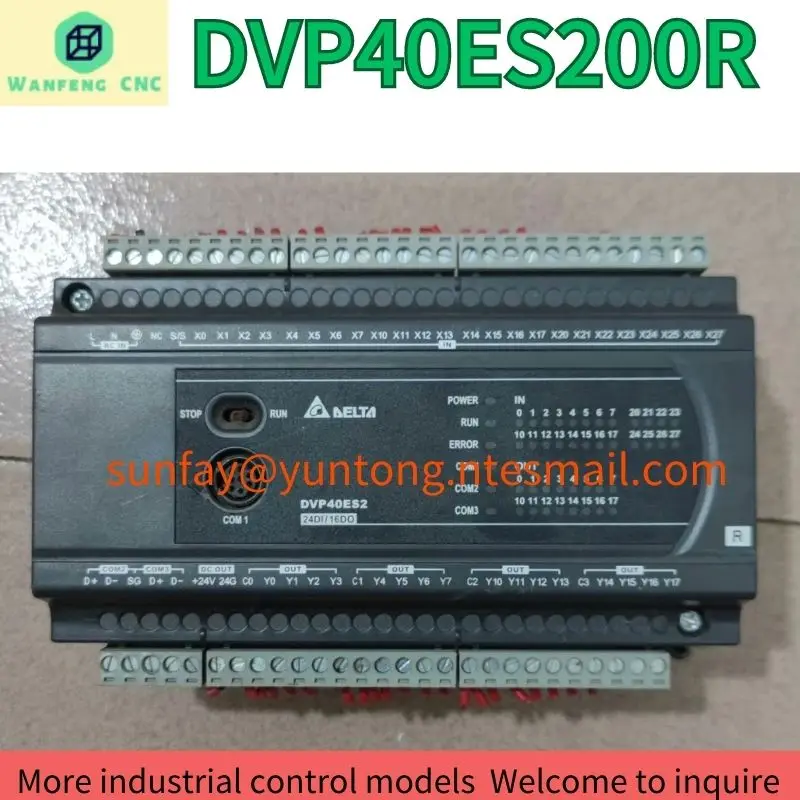 second-hand PLC DVP40ES200R  test OK Fast Shipping