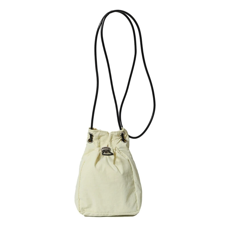 Casual Small Shoulder Bag Crossbody Drawstring Purse for Phone and Essential