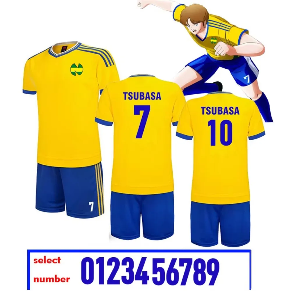 

Captain Tsubasa - Size 10 Tsubasa Ozora Size Tsubasa Ozora White T-Shirt Cosplay Costume Custom Any Size Name