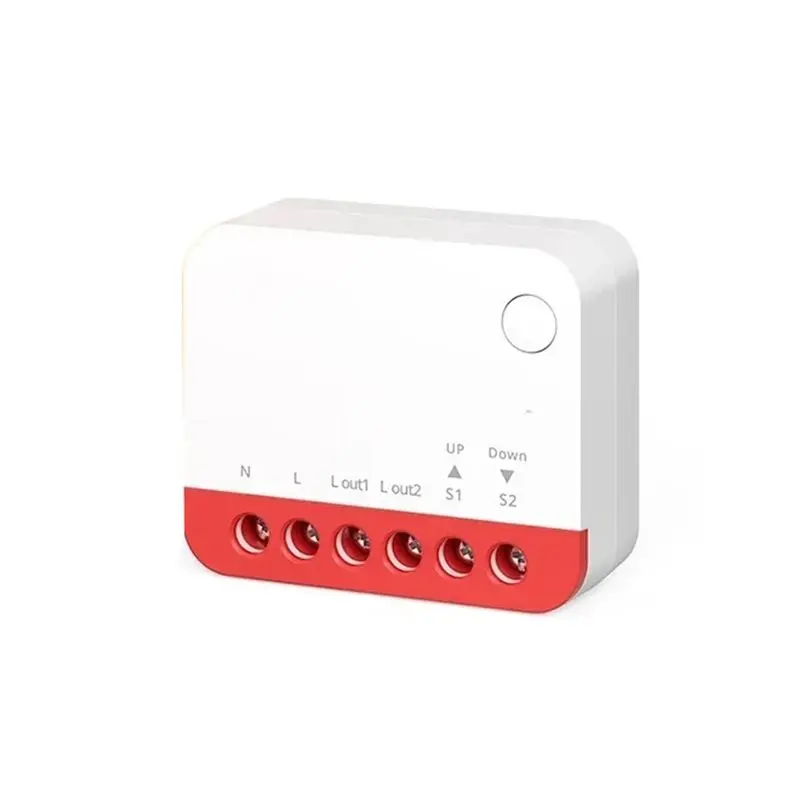 

A37T-MINI-ZBRBS Zigbee Smart Roller Switch Shutter Zigbee Signal Booster For Curtains Blind Works With Ewelink Via Zigbee Hub