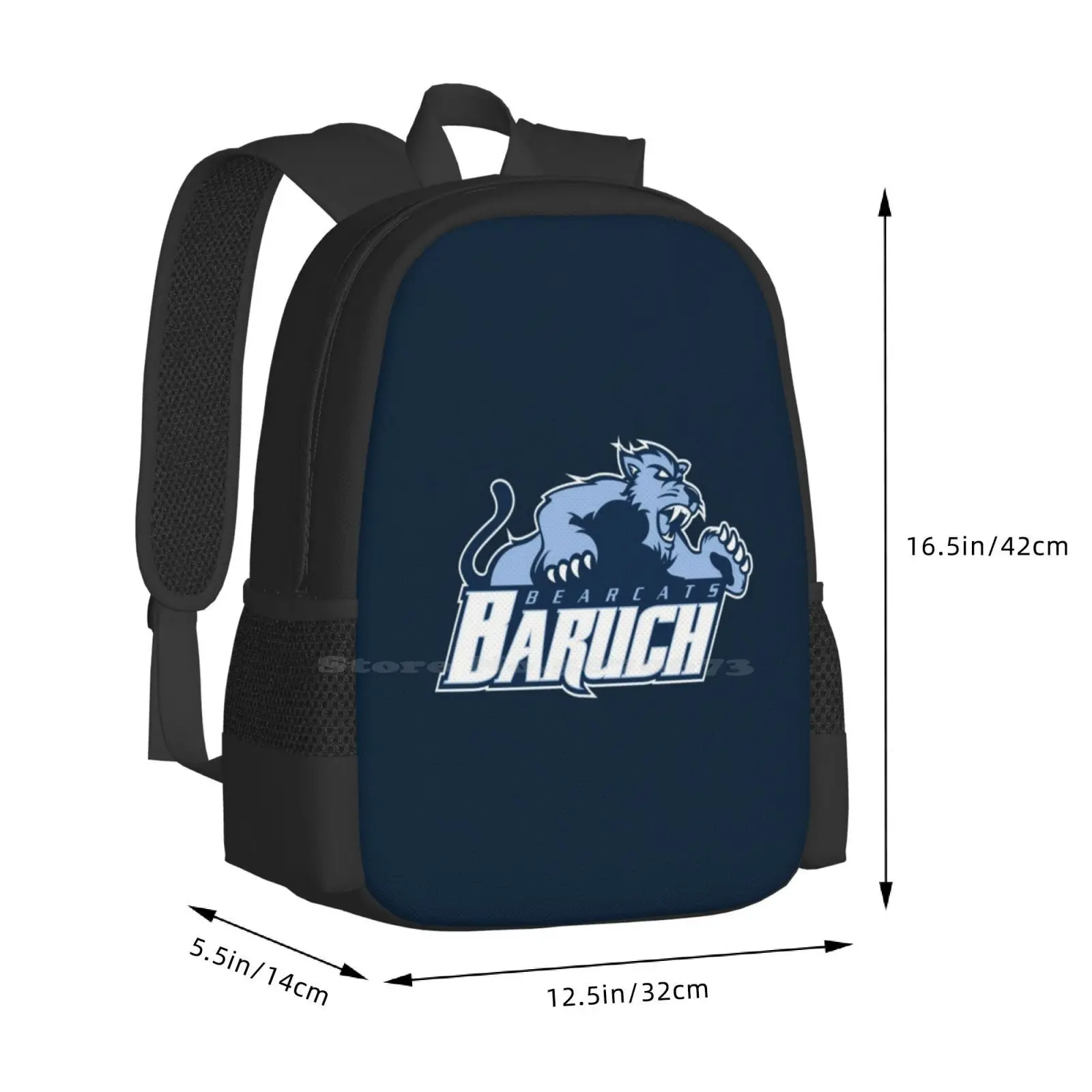 The Baruch Bearcats Bag mochila para hombres, mujeres, niñas, adolescentes, Baruch, Bearcats, equipo deportivo de atletismo, Gameday Fun Cool Sports