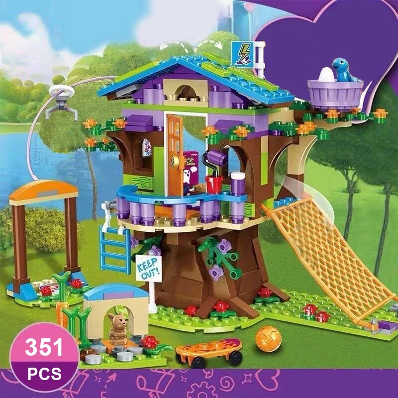 Modern Tree House Building Blocks Classic City Villa Apartment Moc Set 41335 Model Friend DIY Assemble Bricks Toys Gift For kid