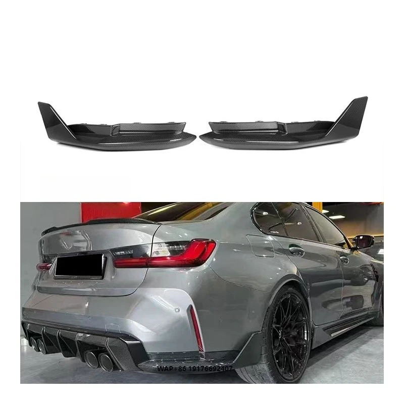 

ForBMW M3 M4 G80 G82 MP Model Dry Carbon Rear Corner New Condition Bumper with Exhaust Cut-Outs