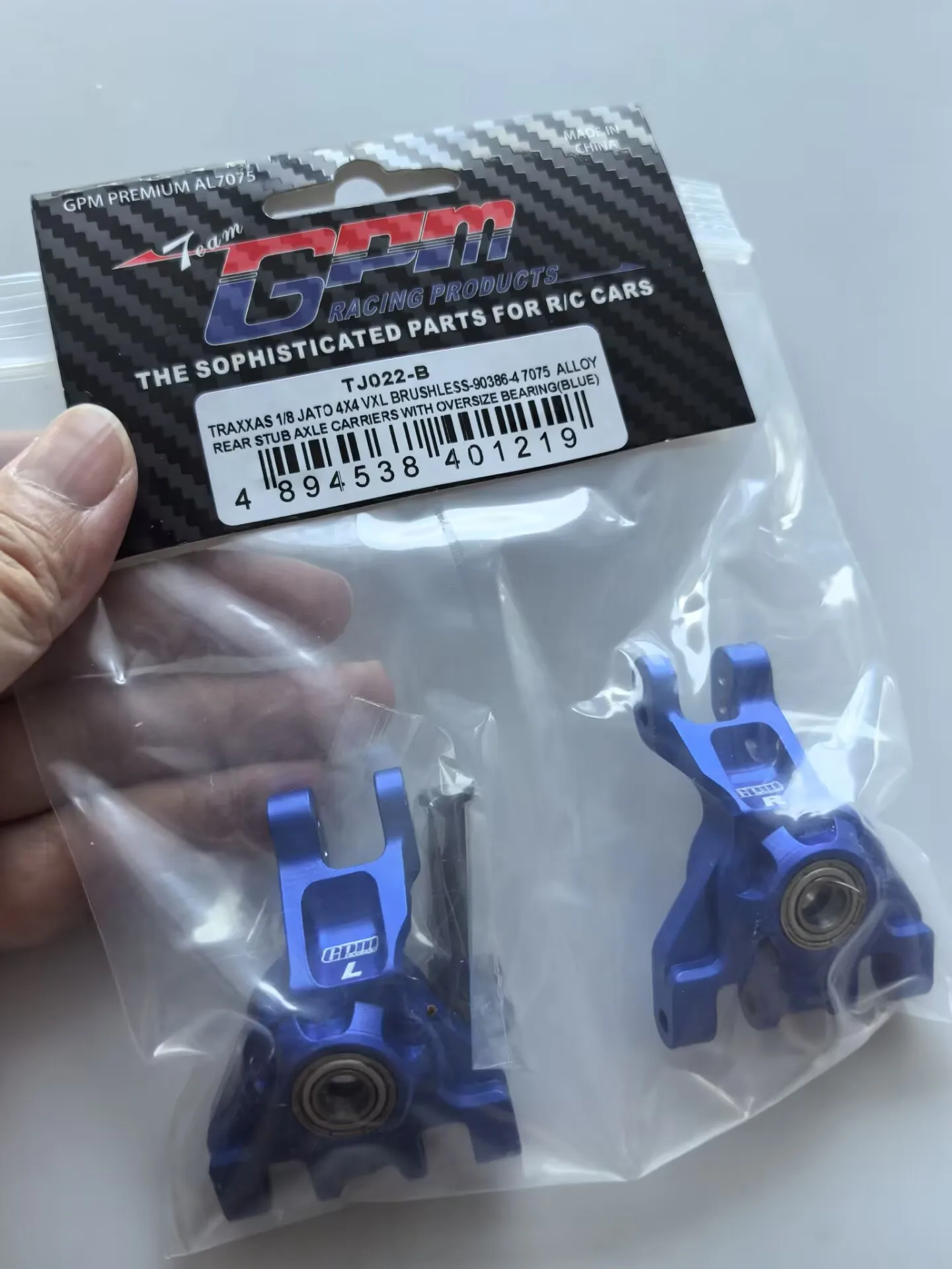 GPM Upgrade Parts for Traxxas Rustler 4X4 VXL (67076-4) Aluminium Rear Gear Box - 1 Set Blue GPM Upgrade Parts for Traxxas Rustler 4X4 VXL (67076-4) Aluminium Rear Gear Box - 1 Set Blue