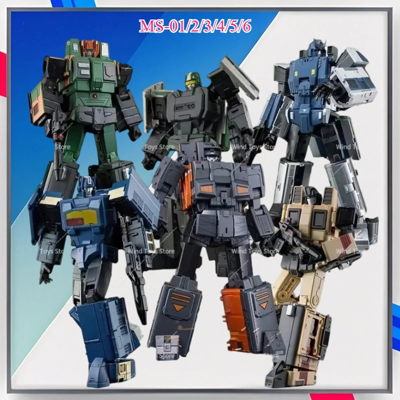 

Transformation Trainbots Moon Studio Raiden Train Combination MS06 MS05 MS04 MOON SHINE Action Figures Toy Gift Collection Hobby