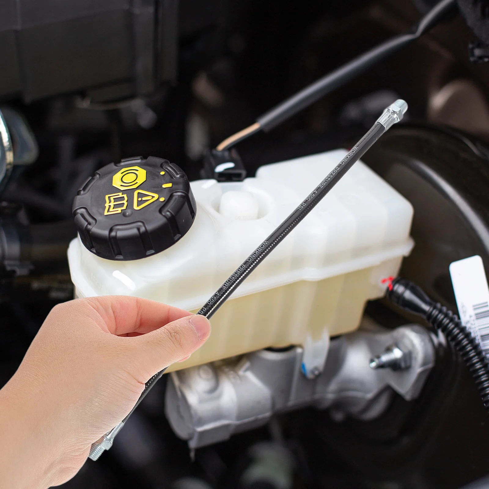 

5Pcs Manual Grease Hose Flexible High Pressure Quick Release Hose for Automotive Lubrication Tools Durable Flexible Grease Hoses