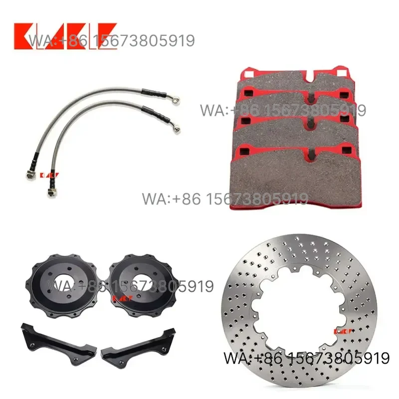 For  Wmwmnu  KLAKLE GT4 Brake Caliper Kit Aviation Aluminum Alloy 380x34mm Disc Front Wheel R20 Inch  Patrol Y61
