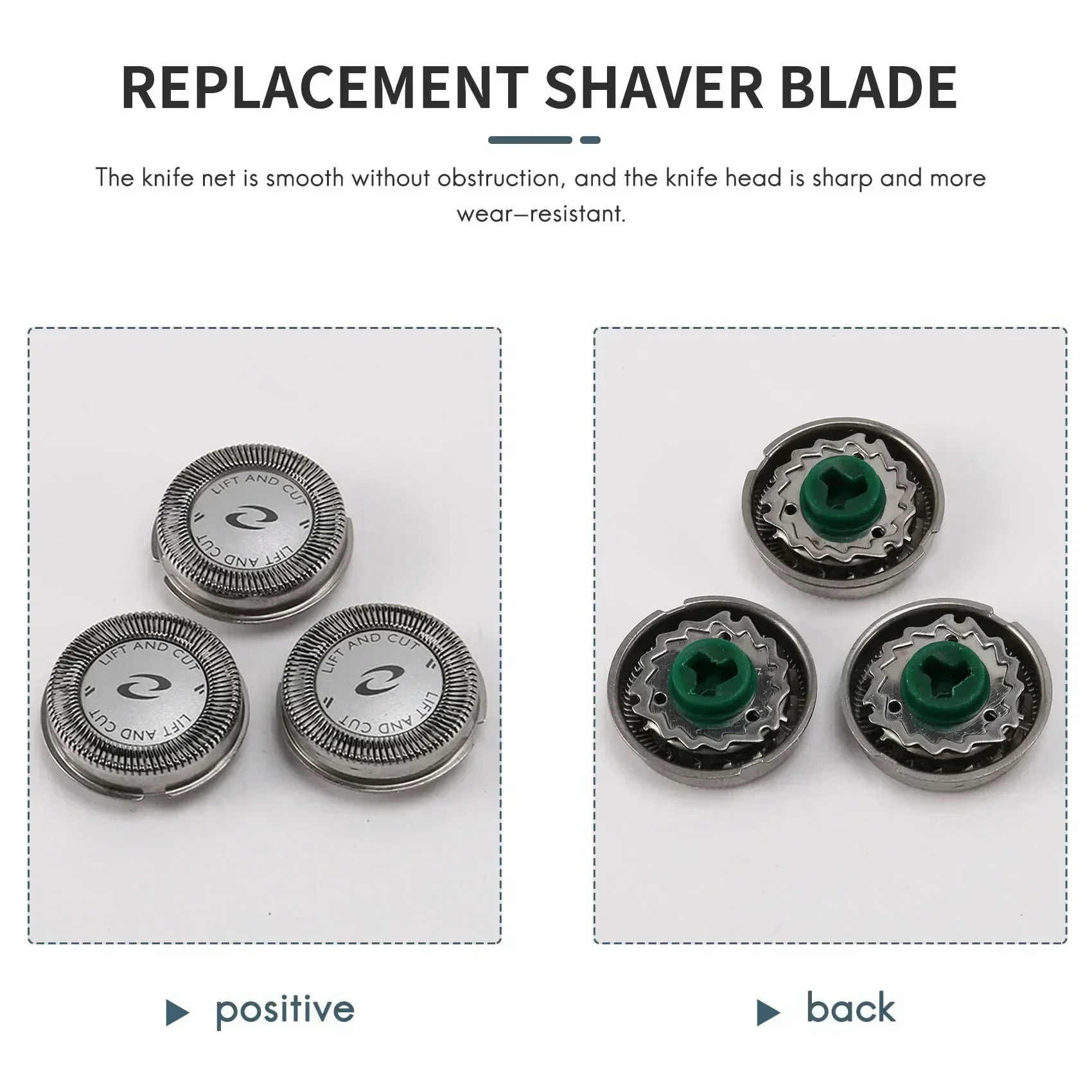 Cabeças de lâminas hq64 para philips hq/at/pt série hq5705 5710 5715 6070 6075 6090 at750 751 810 pt710 715 720 peça de broca de barbeador