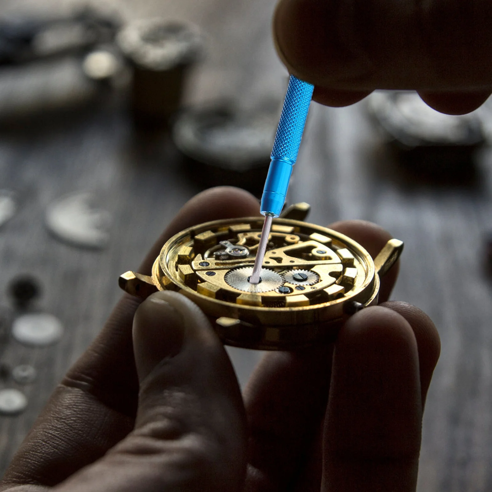 3 قطع من أداة منتقي إبرة الساعة مع قبضة نونسليب للإزالة المتوافقة مع أدوات إصلاح حافظات الرافعة