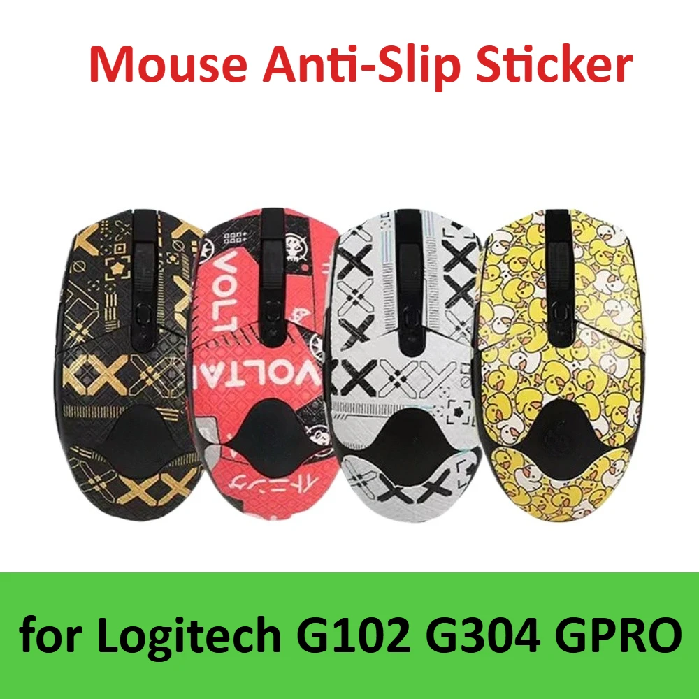 

Mouse Grip Tape Skate Sticker Non Slip Suck Sweat for Logitech G102 G304 GPRO Gaming Mouse Sticker Self Adhesive Anti-Slip Parts