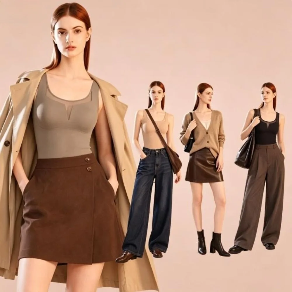 Seamless Thermal Underwear Sleeveless Keep Warm Women's Slim Vest with Chest Pad Autumn Winter Bottoming Camisole Daily