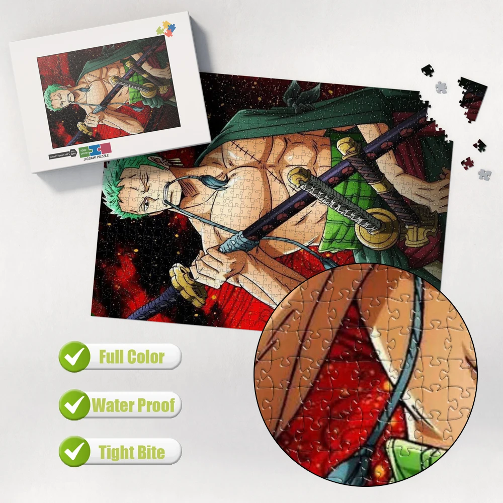 

Развивающие игрушки Монтессори своими руками: аниме-пазлы One Piece с различными вариантами сложности (200/300/500/1000/1500 элементов) — лучший подарок