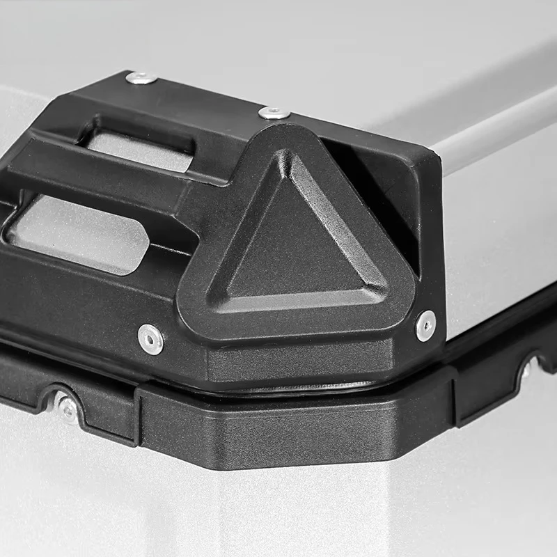 Aluminum Motorcycle Top Case 36L Travel Delivery Storage Box Rear Luggage Trunk Motorbike Hard Box Accessory
