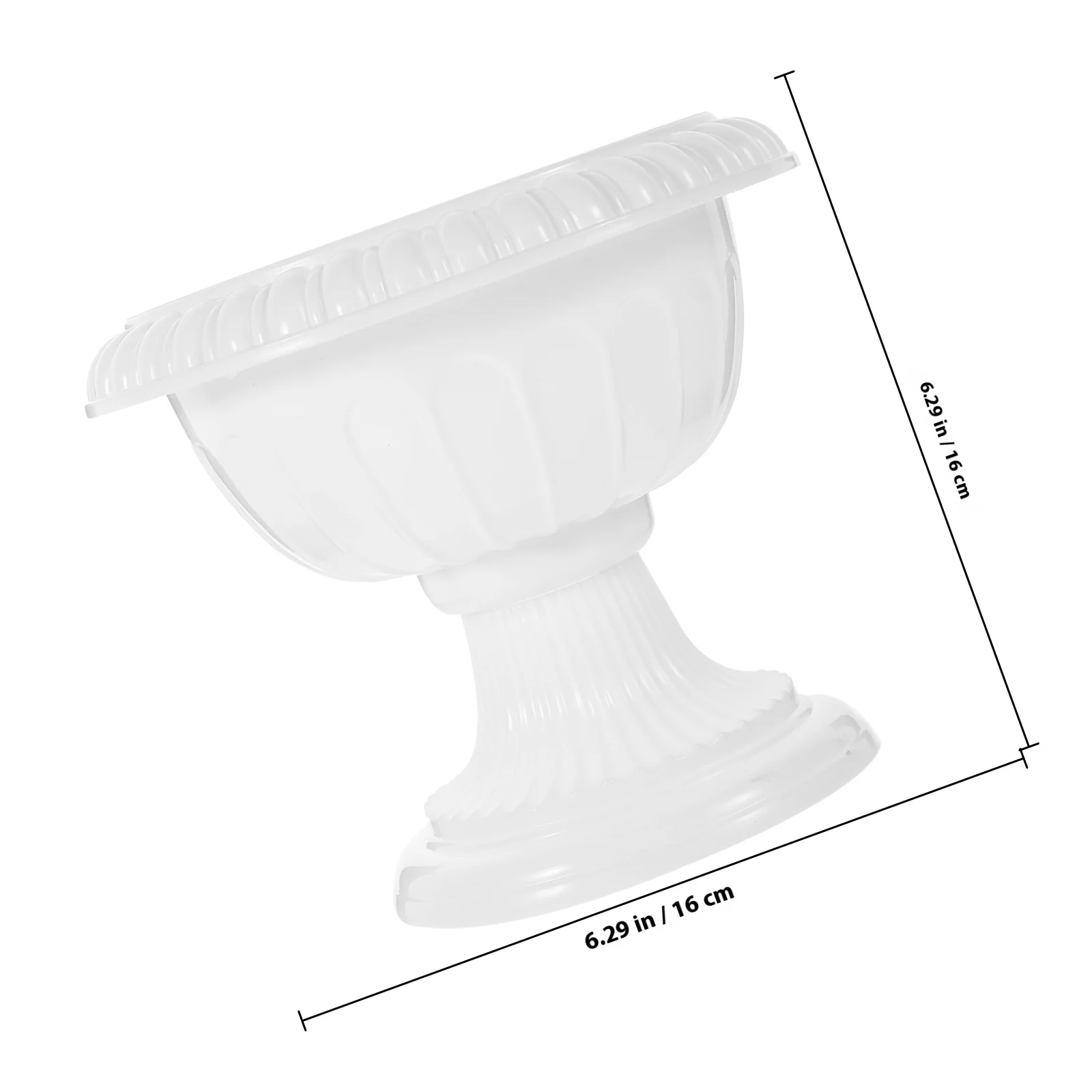 Macetas pequeñas de estilo romano, maceteros suculentos, contenedor decorativo Vintage para decoración del porche, fiesta de boda, hogar, 4 Uds.