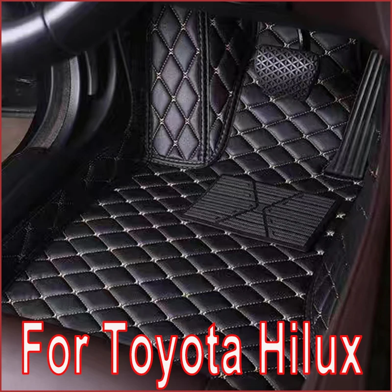 Car Floor Mats For Toyota Hilux 2022 2021 2020 2019 2018 2017 2016 2015 2014 2013 2012 2011 2010 2009 Custom Carpets Cover Rug