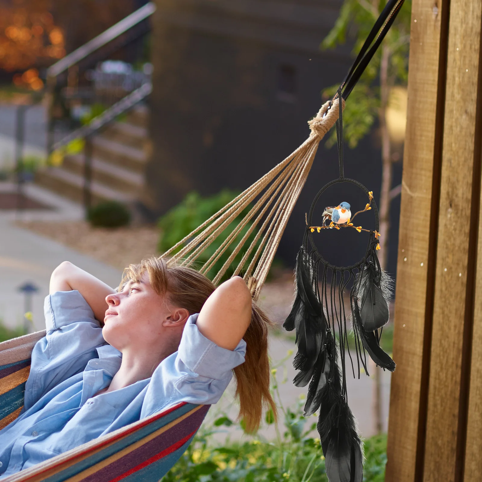 

Macrame Woven Wall Hanging Dream Catcher Decor For Home Bedroom Office Nursery Window Sill Balcony Tassel Hanging Ornament