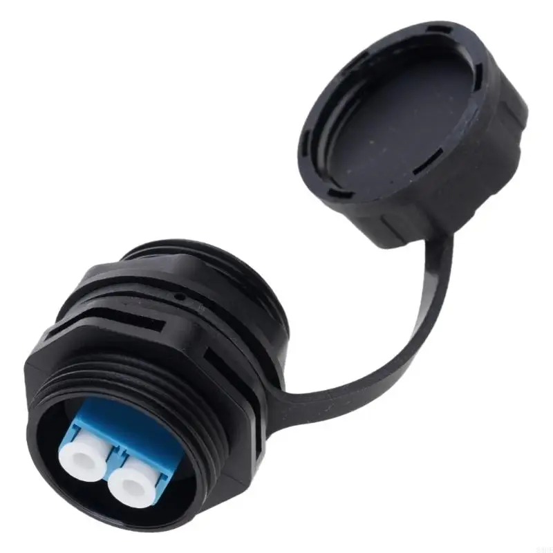 Compactly Fiber Optics Coupler With Waterproof Cover For Industrial Networking And Outdoor Applications 83CE
