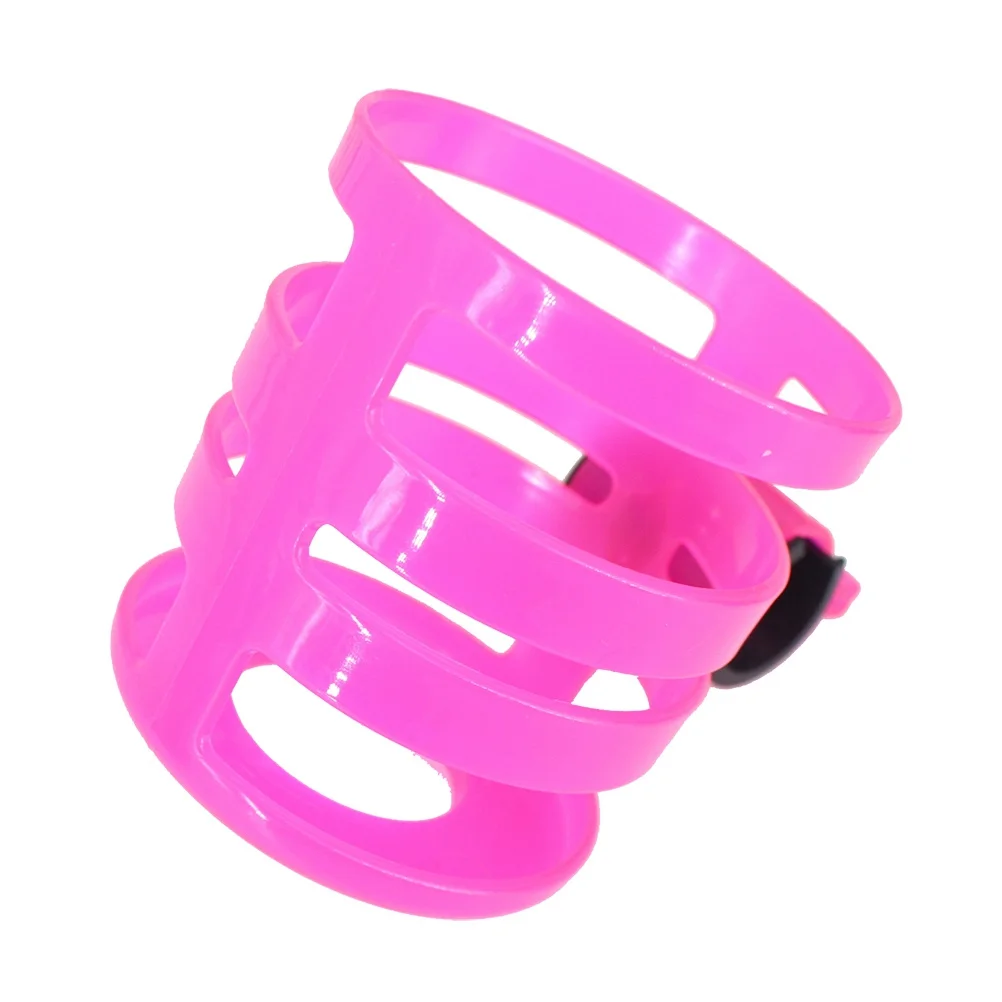 

Securely Holding Stroller Bottle Holder Pink Durable Ergonomic Design for Baby Strollers Bicycles Wheelchairs Bottle Holder