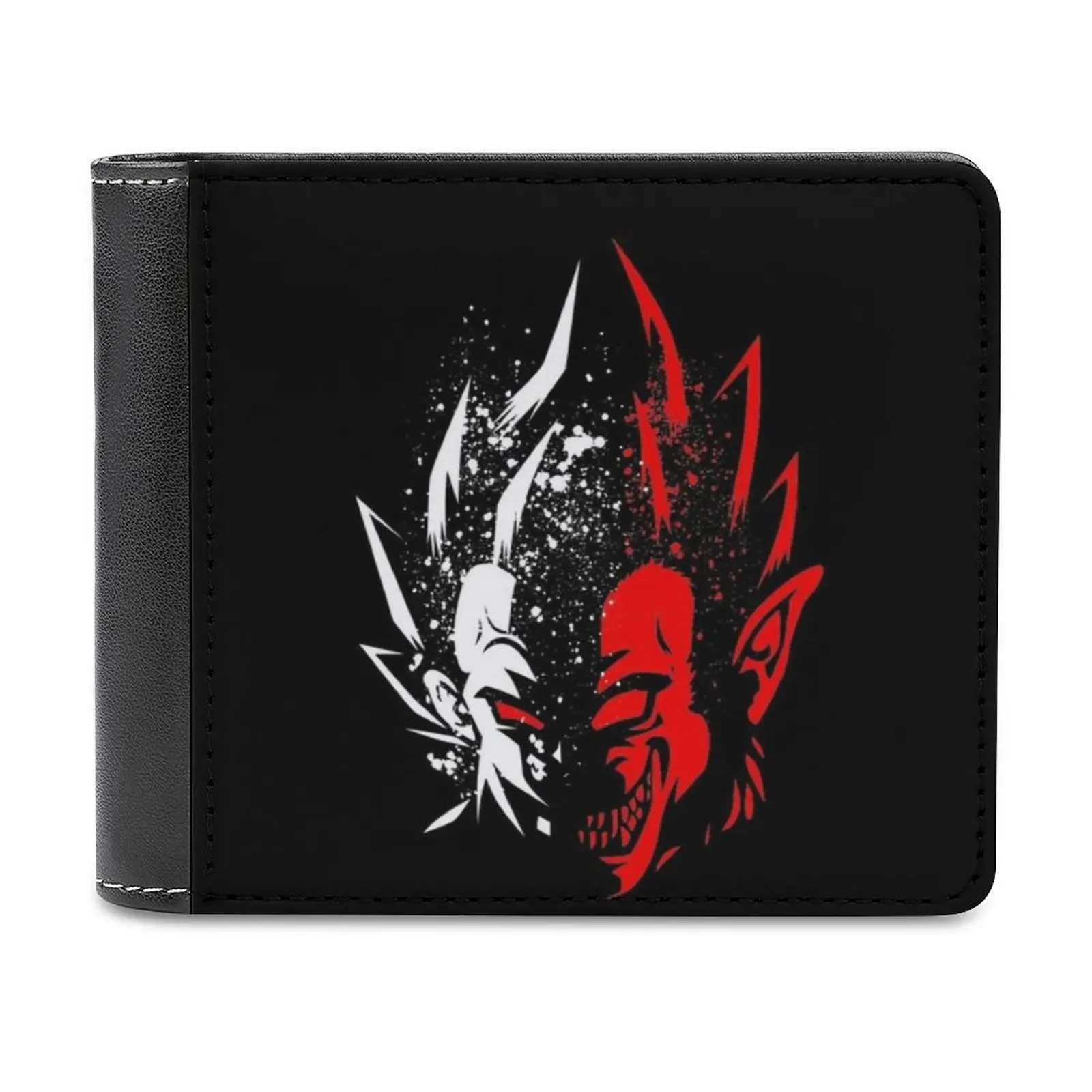 

Transformation Monkey Leather Wallet Men's Wallet Purse Money Clips Videl Mr Satan Goten Milk Trunks Bulma Ulong Roshi Krillin