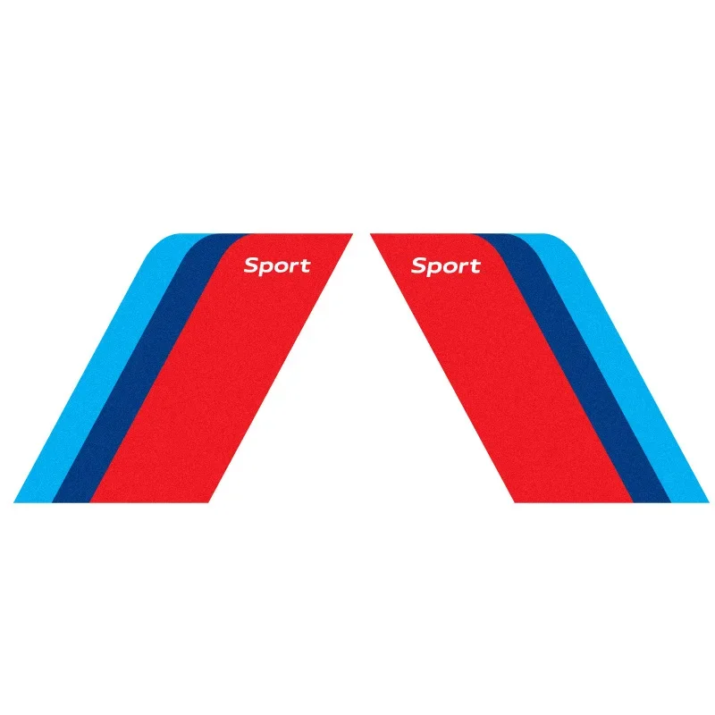 الشارات الرياضية سباق هود الجسم الجانب نافذة عاكسة الفينيل نمط الزخرفية ملصقات اكسسوارات السيارات الأجزاء الخارجية المشتركة