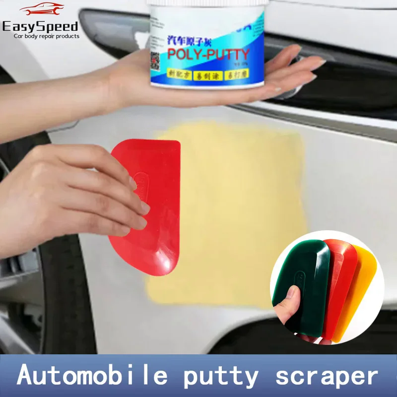 

Paint Tool Putty Oval Scraper Scraper Putty Knife Plastic Car Paint Hand Tool Rubber Material