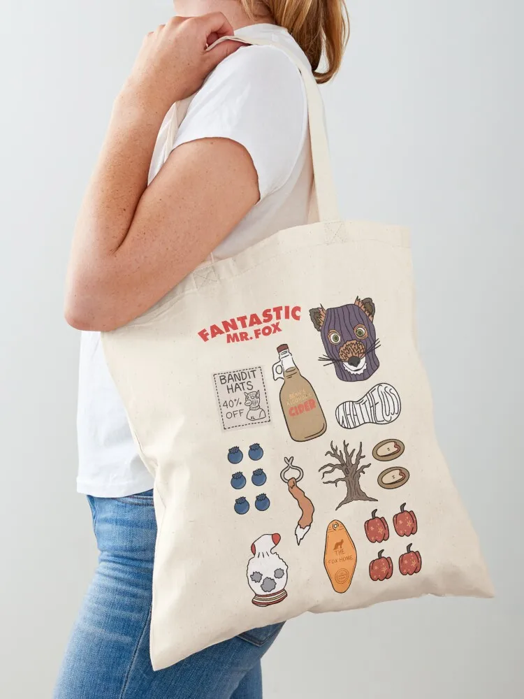 

Fantastic Mr Fox Patchwork Tote Bag tote bag men Shopper bag Women's shopper bags luxury women