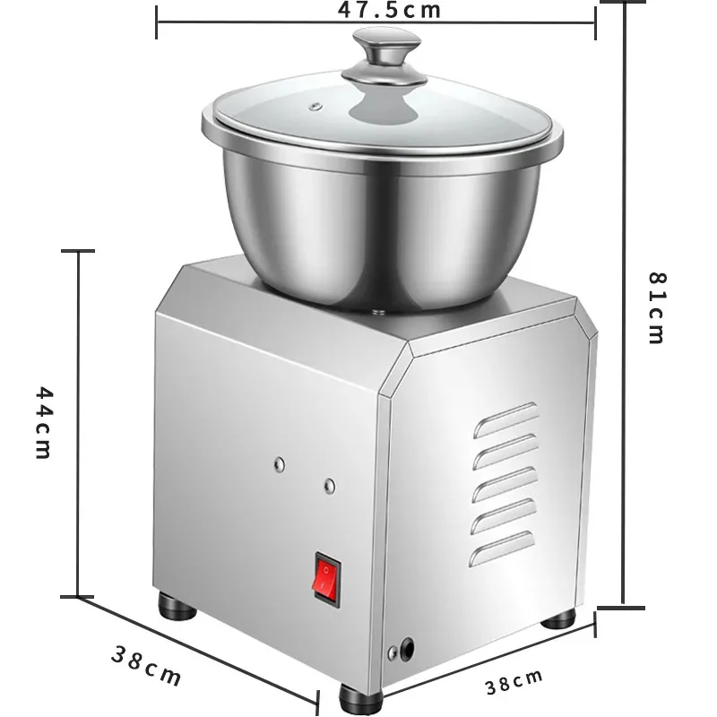 

Commercial Electric Dough Stainless Steel Basin Type 8KG Capacity Digital Control High Filling Mixer For Bakery Restaurant