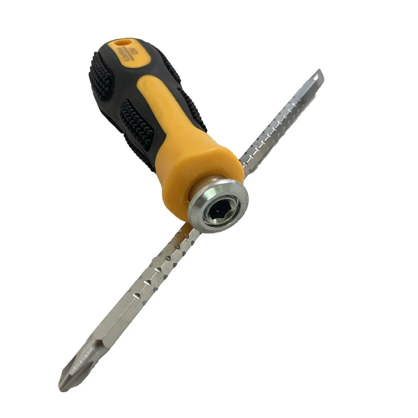 

Dual Purpose Magnetic Screwdriver With PH2 Cross And SL6 Slotted Tips For Home Repair Hand Tool Chrome Vanadium Steel Handle