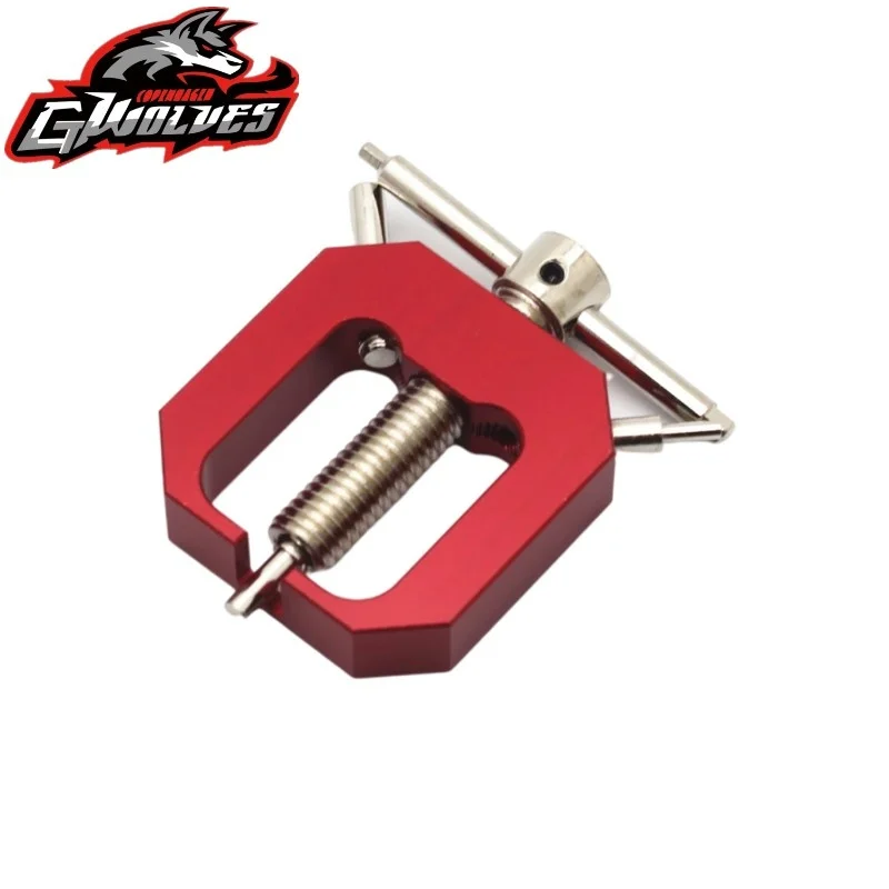 Gwolves rc extrator ferramentas de remoção de engrenagem do motor ferramenta de liga de alumínio extrator para rc rastreador do motor escala turck on-road fora de estrada buggy